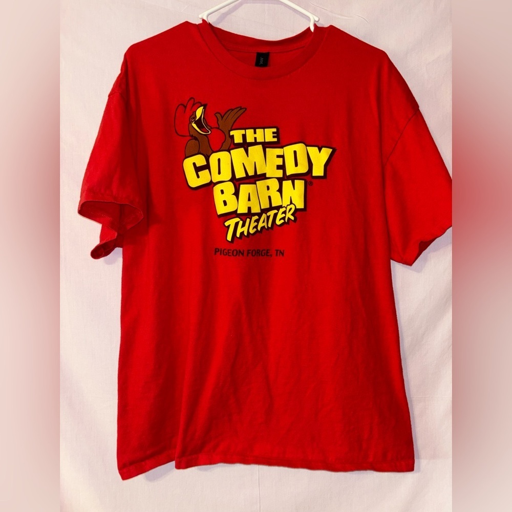 Gildan Red Comedy Barn Theater T-Shirt